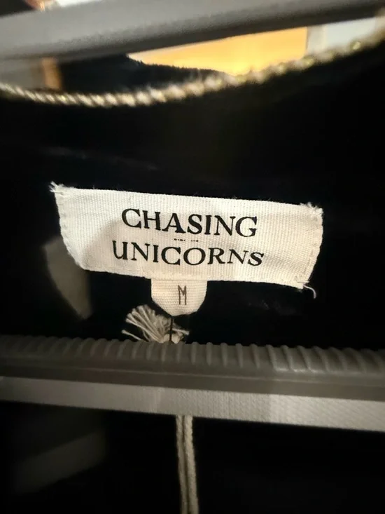 Chasing Unicorns purple haze velvet tunic dress size m - Picture 4 of 4